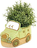 STP GOODS Ceramic Pot with Drainage Hole and Saucer, Plant Pots, Modern Decorative Planters for House Plants Indoor Flowers Plants, Cute Flower Pot - Gifts (Green) by STP-Goods