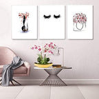 Briful Orchids Artificial Flowers 15" Light Pink Phalaenopsis Orchid with Gold Pots Real Touch Faux Orchid Plant for Home Office Living Room Table Shelf Decor - Image 6