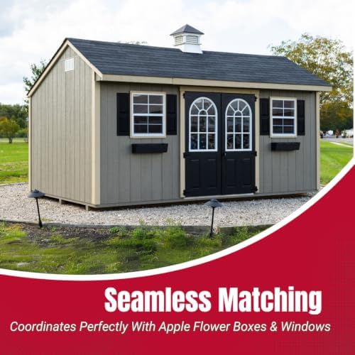 24" x 5" White Flower Box for Shed Windows, 1-Pack - Image 6
