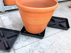 Square Plant Saucer Plastic Plant Trays with Plant Riser Pot Elevator for Indoor Plant pots and Outdoor Potted Plants Planter Tray Water Drainage drip Tray 13-inch by square farmer (5-Pack) - Image 5