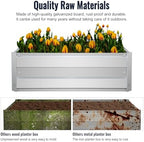 Galvanized Raised Garden Bed Outdoor 3×3×1FT - Image 2