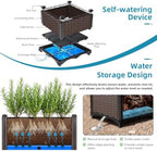 Raised Garden Bed with Legs, 20" Tall Planters for Outdoor Plants 47"Lx16"W - Image 3