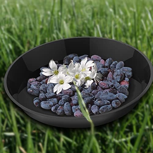 6 Pack Plant Saucer 12 14 16 18 20 22 Inch Plastic Plant Tray, Sturdy and Durable Flower Pot Container Accessories Plant Pot Saucers for Indoor and Outdoor (18 Inch, Black) - Image 4