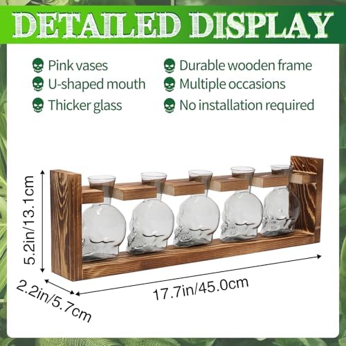 Plant Terrarium Propagation Stations Halloween Skull Planter Vase Skulls - Image 3