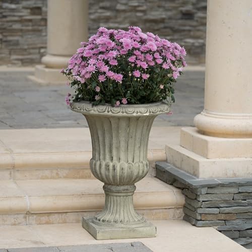 Italian Urn Planter, 26.5 Inch, Antique Green - Image 5