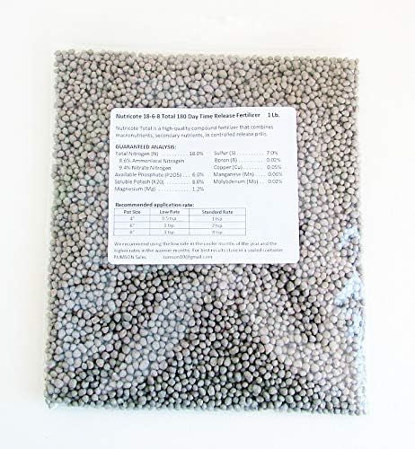 Nutricote 18-6-8 Total 180 Day Time Release Fertilizer (1, 25 lb.) 25 1 lb. Bags by Unknown
