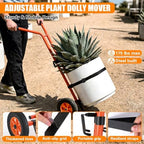 Heavy Duty Plant Caddy with Wheels, Adjustable Plant Dolly for Pots - Image 3