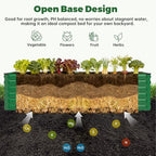 NAVINE 8x4x2ft Outdoor Metal Raised Garden Bed, Metal Planter Box, 2-Pack - Image 7
