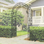 Sturdy Metal Garden Arch with Rust-Resistant Finish,Garden Abor-88 H*51" L - Image 6