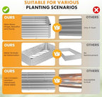 NEWBULIG Galvanized Raised Garden Bed Outdoor, 8x4x2ft 2 Pack Planter Box - Image 5