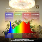 Barrina Orbgrow OG09 Puck Grow Light, 54W(6 x 9W), 660nm Red LEDs, 6 Packs - Image 5