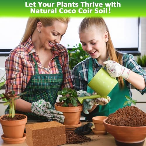 Legigo 12 Pack Coco Coir Bricks for Plants- 100% Organic Coconut Coir Soil - Image 5