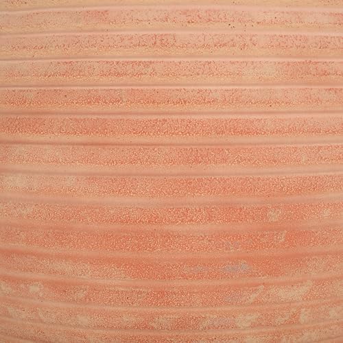 SAFAVIEH Outdoor - Mora Terracotta Ficonstone Cement Round Planter Pot with Drainage Hole, Fully Assembled (PAT1534D) - Image 6
