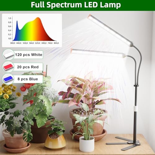 GooingTop Grow Light for Indoor Plants,Height 10-32'' with Dimming & Timer - Image 4