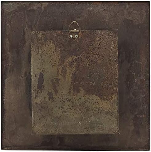 Modern Home Living Wall Galvanized Steel/Zinc Succulent Planter, Wall Mounted Garden Pocket Planter (4 Pocket, Rust Zinc) - Image 3