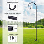 Ottsuls Shepherd-Hooks Adjustable for Bird-Feeder Lantern Plant-Hook Garden-Stake - Plant Stand Hanger for Outdoor Flower Basket, Bird Feeder Hanger Weddings Décor - Image 4