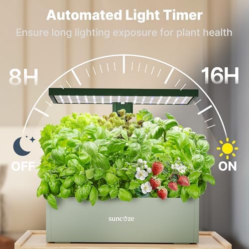 SUNCOZE Smart Hydroponics Growing System, 20 Pods, 25 in Adjustable Height - Image 6