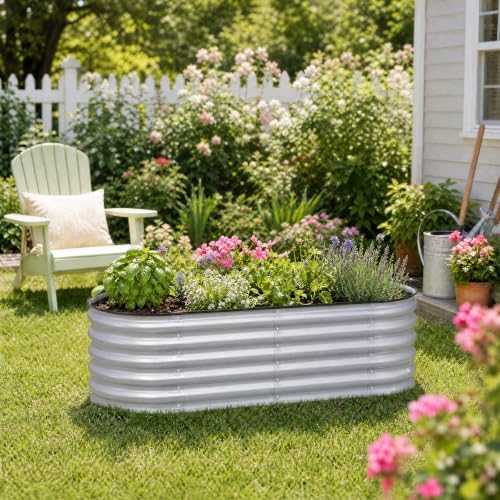 BPS 4-in-1 Metal Raised Garden Bed - Image 4