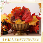 10 Pcs Metal Compote Vase, Floral Centerpiece Bowls, Gold Bronze - Image 5