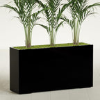 Greenline Alice Tall Rectangular Fiberglass Planter, Outdoor Planter Box - Image 2