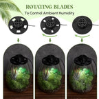 Maxdot Glass Terrarium Kit with LED Grow Light for Desktop,6.9 x 7.8 Inch - Image 3