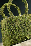 Richland Natural Preserved Moss Covered Purse Planter 8.75" Set of 6 by Richland