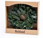 Richland Preserved Magnolia Wreath 17" Home Wedding Rustic Decor - Image 2