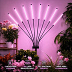 Grow Lights for Indoor Plants [ 8 in1 ] 400 LEDs, Full Spectrum Grow Light for Indoor Growing with Tripod Stand, Auto On/Off Timing 4/8/12H, Plant Grow Lights Indoor. - Image 2