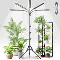 FOXGARDEN Grow Lights for Indoor Plants 5-Head Full Spectrum with Tripod Stand, Timer, Dimmable Flexible Goosenecks for Indoor Potted Plants by growlight