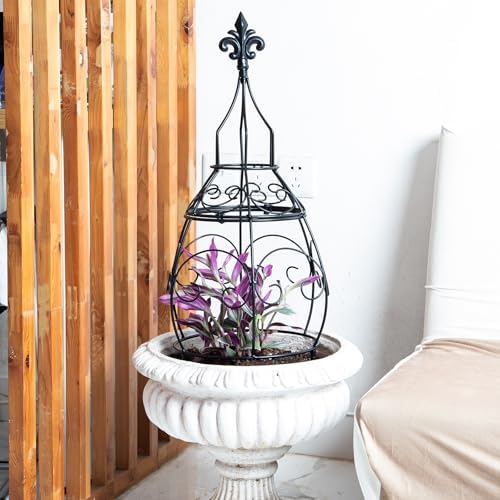 29-Inch Garden Trellis Obelisk – Durable Metal Support for Plants - Image 5