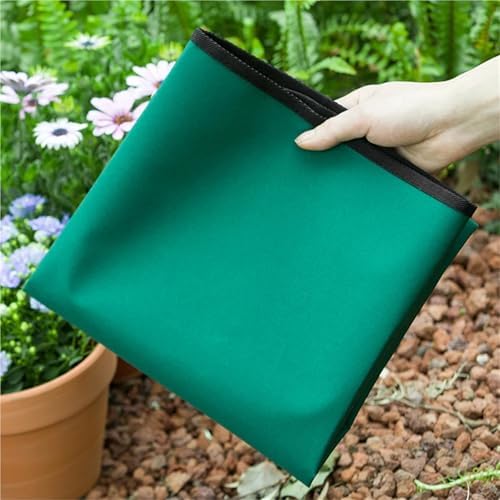 Foldable Planting Mat Waterproof Potting Tray Garden Transplanting Mats Gardening Pad Plant Pruning Tool for Indoor Plant Repotting(Green 100X100CM) - Image 5