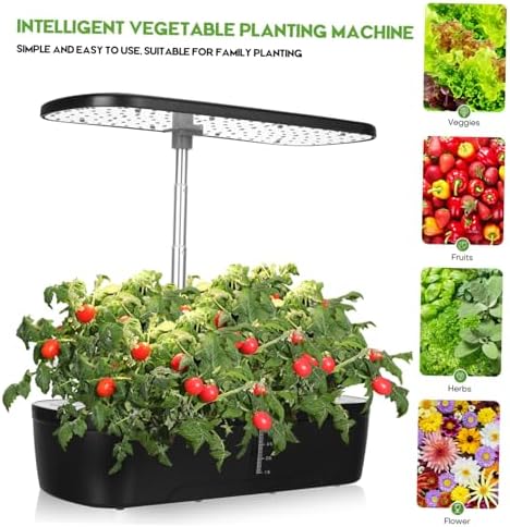 Indoor Hydroponic Growing Kit 12 Hole Plastic Plant System - Image 7