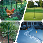 Garden Stakes 48 inch 20 Pack 0.27" Dia Solid Glassfiber Plant Support Rod Tomato Trellis Stakes (Green) - Image 5