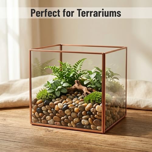 Midwest Hearth Decorative Mixed Pebbles for Plants & Terrariums | Polished Natural Stones | 3/8" Size (10-lb Bag) - Image 3
