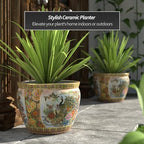 16" Famille Rose Porcelain Fishbowl - Image 2