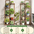 EnHomee 56" W Large Plant Stand with 13 Tiers, Living Room and Patio - Image 6