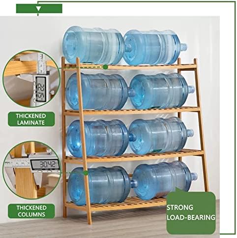 4 Tier Bamboo Plant Stand, Ladder Shelf Corner Flower Pots Holder for Indoor & Outdoor,Multiple Plant Display Rack for Balcony Garden Living Room (Size : 50x36x110cm) - Image 3