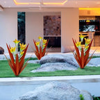 Metal Agave Plant Outdoor Decoration Lily Mexican Yard Art Garden Statue - Image 5