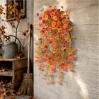 Homsunny Artificial Mums for Outdoors Hanging Flowers for Home Fall Decor - Image 5