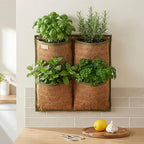 Vertical Garden Planter, 4 Pocket, Vertical Planter, wall planters for Outdoor Plants, Plant wall, Hanging planters for Indoor Plants, for Herbs, Patio Decor, Balcony Decor, Indoor Garden - Image 5