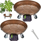 2 Pack Heavy Duty Plant Caddy, 16 Inch by Nagpew