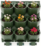 9 Pockets Greenstalk Vertical Planter, Wall Mounted Vertical Planter(Green) by Unknown