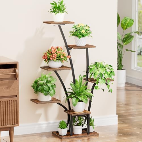 Plant Stand Indoor with Grow Lights - Corner Plant Shelf Indoor Lighted - Image 5