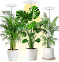yadoker Plant Grow Light,LED Growing Light Full Spectrum for Indoor Plants,Aluminum Black Plant Lights,Height Adjustable, Automatic Timer, 5V Low Safe Voltage by YadokerOffical