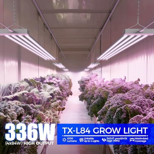 Barrina TX-L84 4FT LED Grow Light, 336W (4 x 84W), 4 Panels Wider Coverage - Image 2