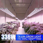 Barrina TX-L84 4FT LED Grow Light, 336W (4 x 84W), 4 Panels Wider Coverage - Image 2