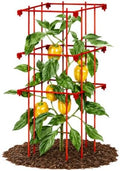 Gardener's Supply Company Pepper & Eggplant Cages - Red (Set of 3) by GardenersSupplyCompany