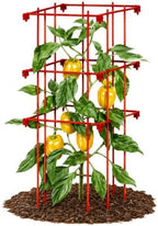 Gardener's Supply Company Pepper & Eggplant Cages - Red (Set of 3) by GardenersSupplyCompany