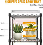 Indoor Greenhouse with Grow Lights 40W , 15.7" L×11.8" W×62.3" H - Image 3