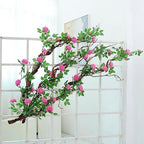 63" Faux Tree Trunk Branch Wall Hanging Grape Vines Spooky Decor - Image 6